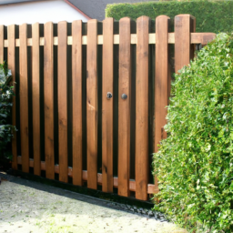 Portillon en Bois Rustique pour un Accueil Chaleureux Athis-Mons